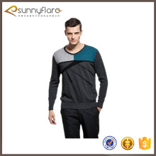 Fashion design quality men's v neck cashmere sweaters